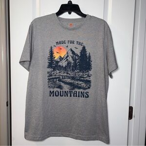 Men’s Ozark Trail Gray Short Sleeve Graphic Tee Size: L